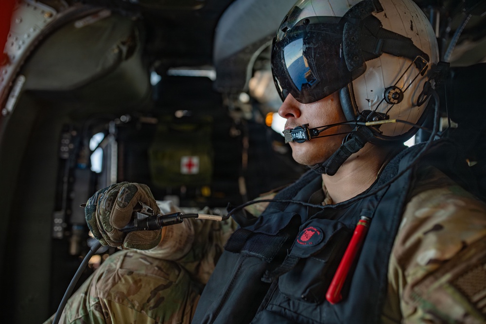 George Washington Conducts Helo Operations