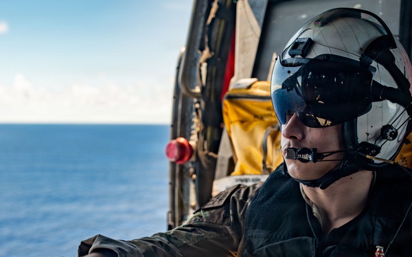 George Washington Conducts Helo Operations