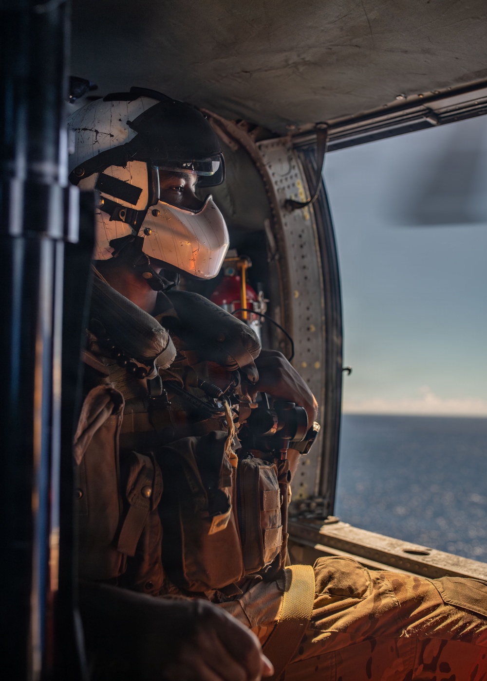 George Washington Conducts Helo Operations