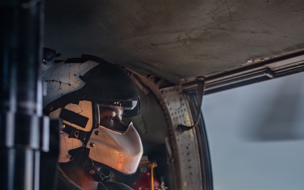 George Washington Conducts Helo Operations