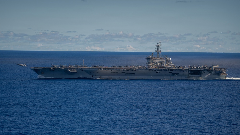 George Washington Conducts Helo Operations
