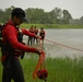 Pararescuemen conduct swift water rescue training during Enduring Partners 2026