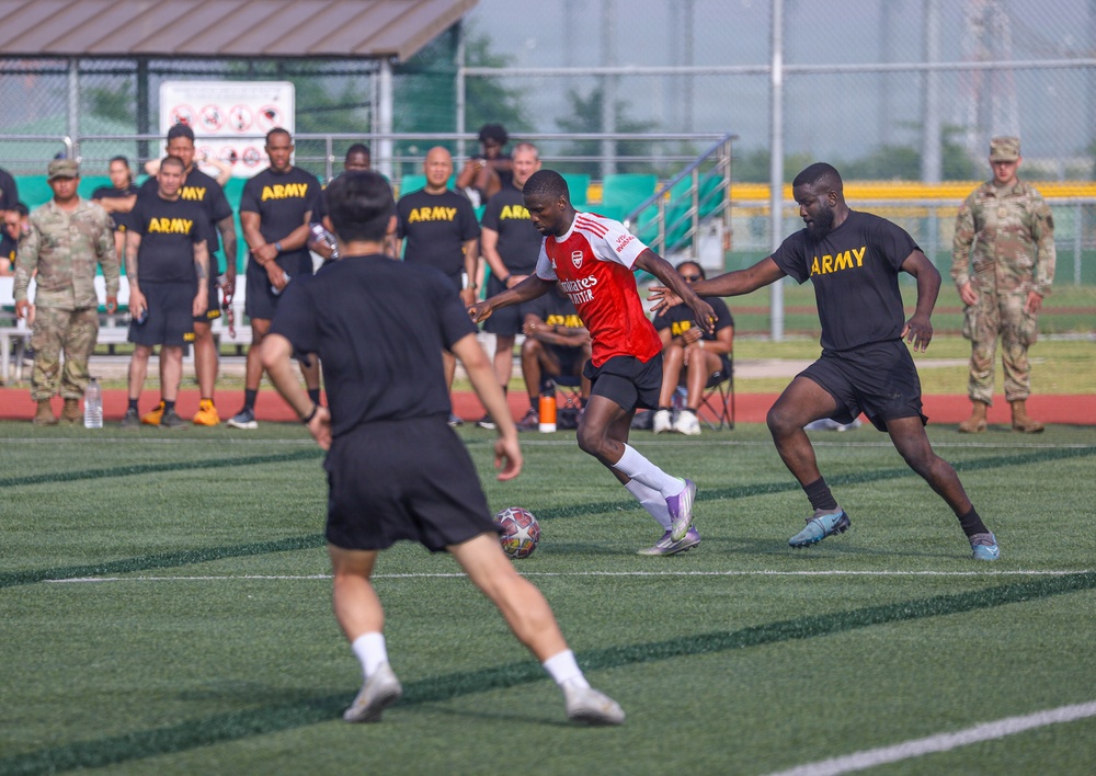 Soccer during KATUSA Friendship Week