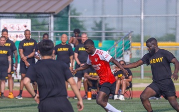 Soccer during KATUSA Friendship Week
