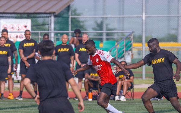 Soccer during KATUSA Friendship Week