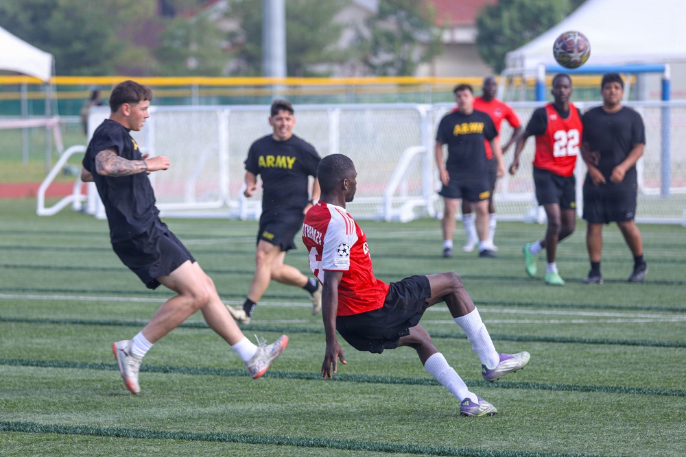 Soccer during KATUSA Friendship Week