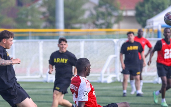 Soccer during KATUSA Friendship Week