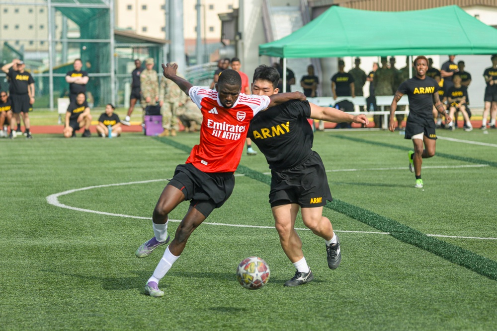 Soccer during KATUSA Friendship Week