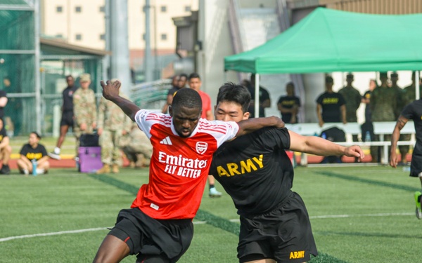 Soccer during KATUSA Friendship Week