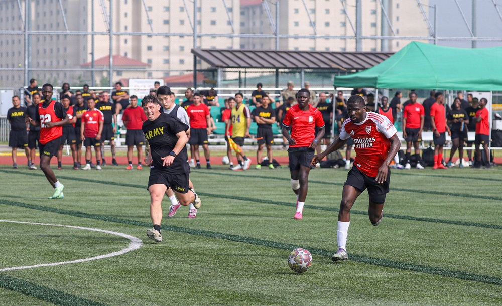 Soccer during KATUSA Friendship Week
