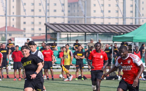 Soccer during KATUSA Friendship Week