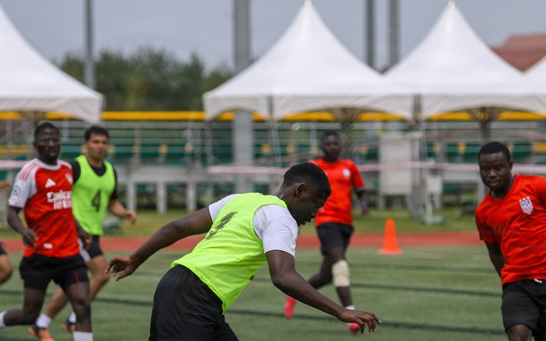 Soccer during KATUSA Friendship Week