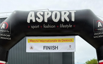U.S. Army Medical Department Activity Bavaria Soldiers take part in 57th International March of Diekirch