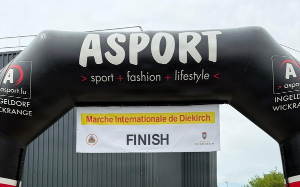 U.S. Army Medical Department Activity Bavaria Soldiers take part in 57th International March of Diekirch