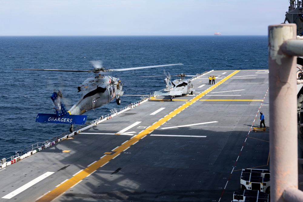 26th Marine Expeditionary Unit’s Type Commanders Amphibious Training | Flight Deck Operations