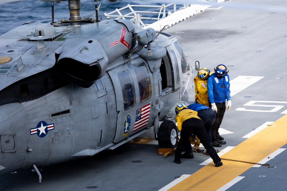 26th Marine Expeditionary Unit’s Type Commanders Amphibious Training | Flight Deck Operations
