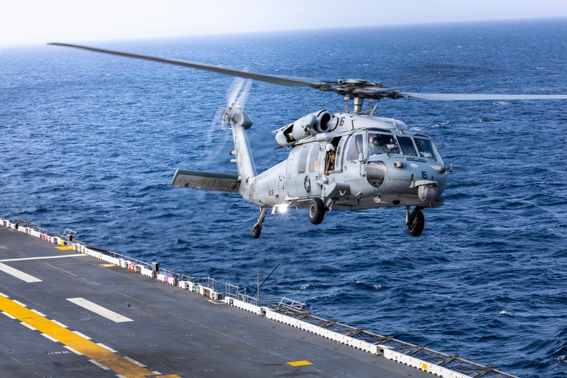 26th Marine Expeditionary Unit’s Type Commanders Amphibious Training | Flight Deck Operations