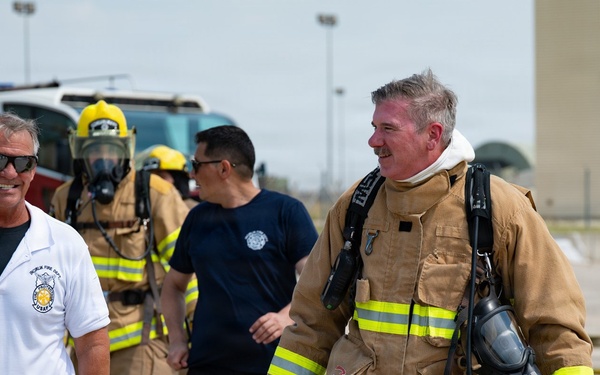 Incirlik Firefighters train with command team