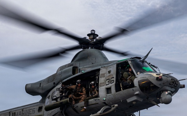11th MEU Marines, Sailors Conduct Flight Operations Aboard USS Boxer