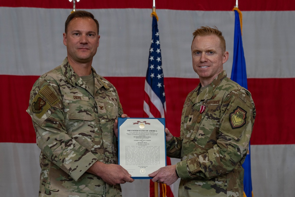 31 Comptroller Squadron holds change of command ceremony