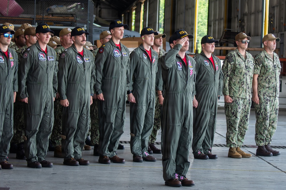 VFA-211 Change of Command Ceremony