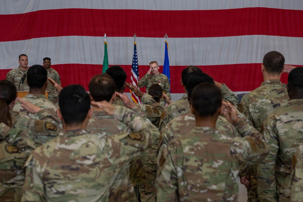 31 Comptroller Squadron holds change of command ceremony