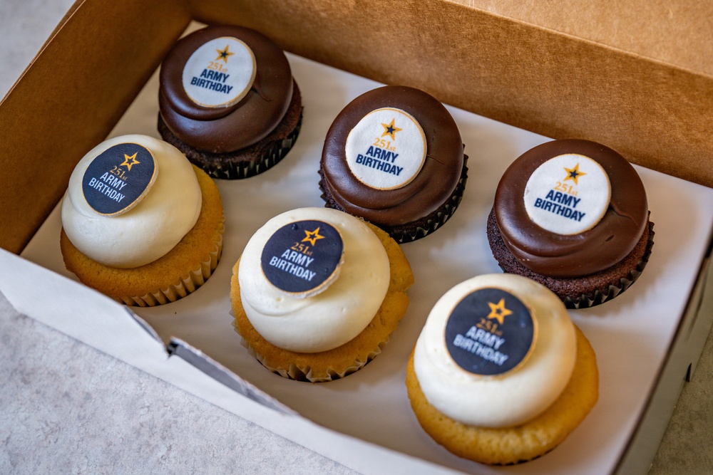 Capitol Hill Cupcake Delivery honoring the U.S. Army’s 251st Birthday