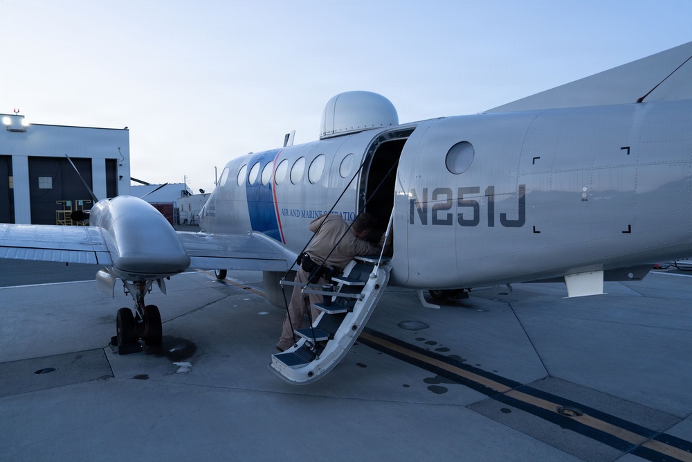 AMO Conducts Long-Range Maritime Surveillance by Air