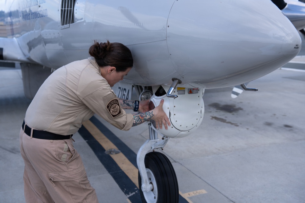 AMO Conducts Long-Range Maritime Surveillance by Air