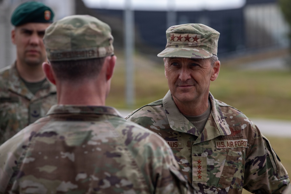 Chief of the National Guard Bureau tours Pabradė Training Area, Lithuania