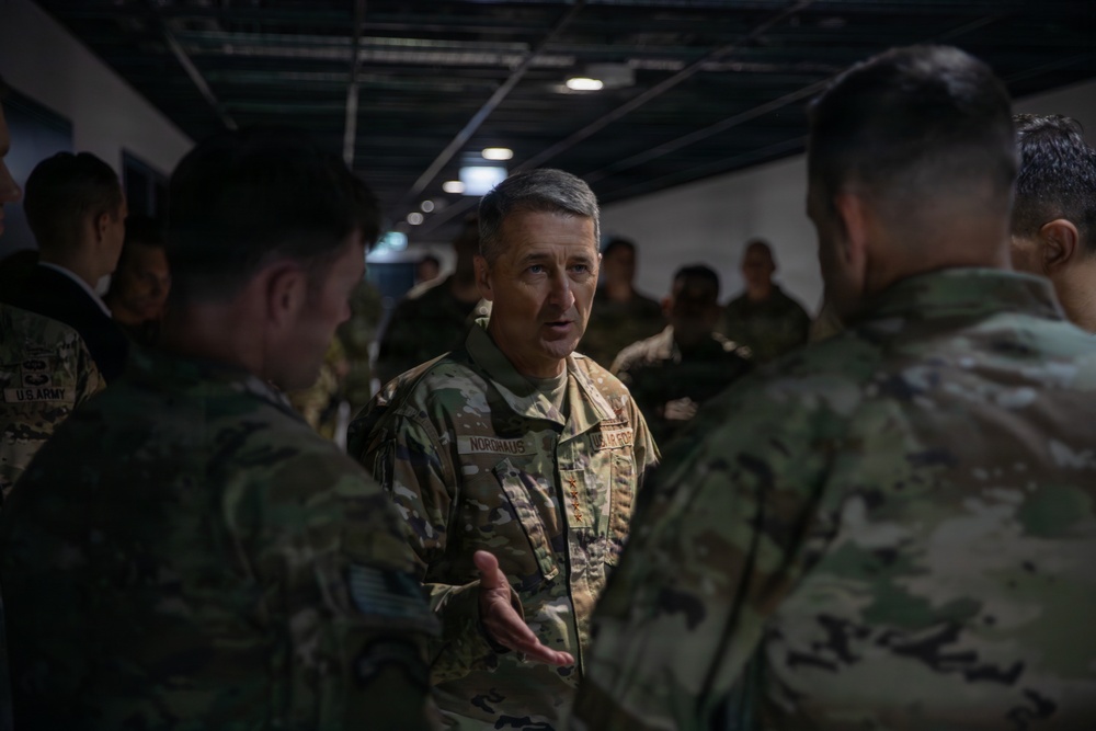 Chief of the National Guard Bureau tours Pabradė Training Area, Lithuania