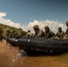 U.S. Marines and Romanian forces conduct combat rubber raiding craft operations in Romania