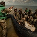U.S. Marines and Romanian forces conduct combat rubber raiding craft operations in Romania