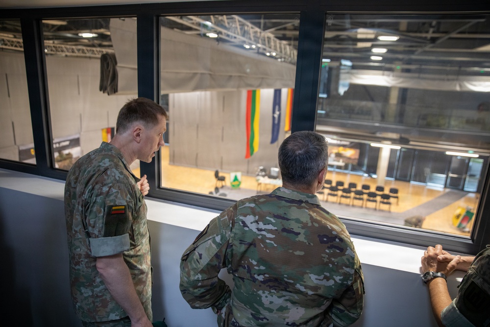 Chief of the National Guard Bureau tours Pabradė Training Area, Lithuania