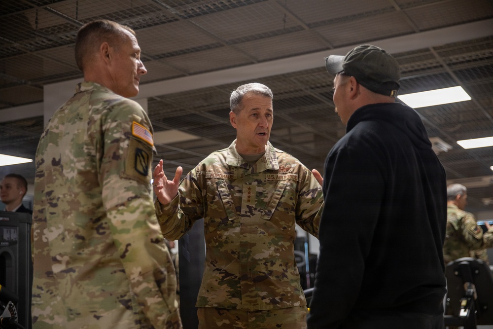 Chief of the National Guard Bureau tours Pabradė Training Area, Lithuania