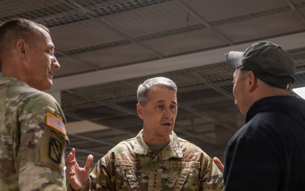 Chief of the National Guard Bureau tours Pabradė Training Area, Lithuania