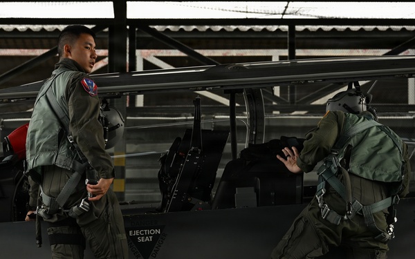 Royal Thai and U.S. Air Force aircrew conduct flight operations during Enduring Partners 2026