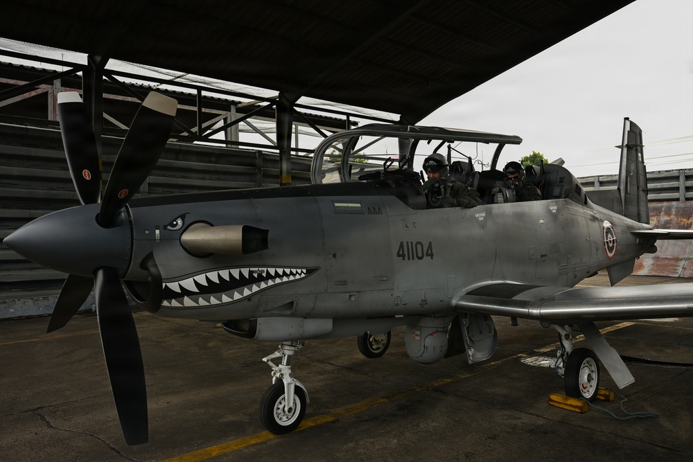 Royal Thai and U.S. Air Force aircrew conduct flight operations during Enduring Partners 2026