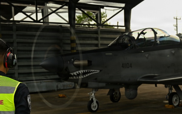 Royal Thai and U.S. Air Force aircrew conduct flight operations during Enduring Partners 2026