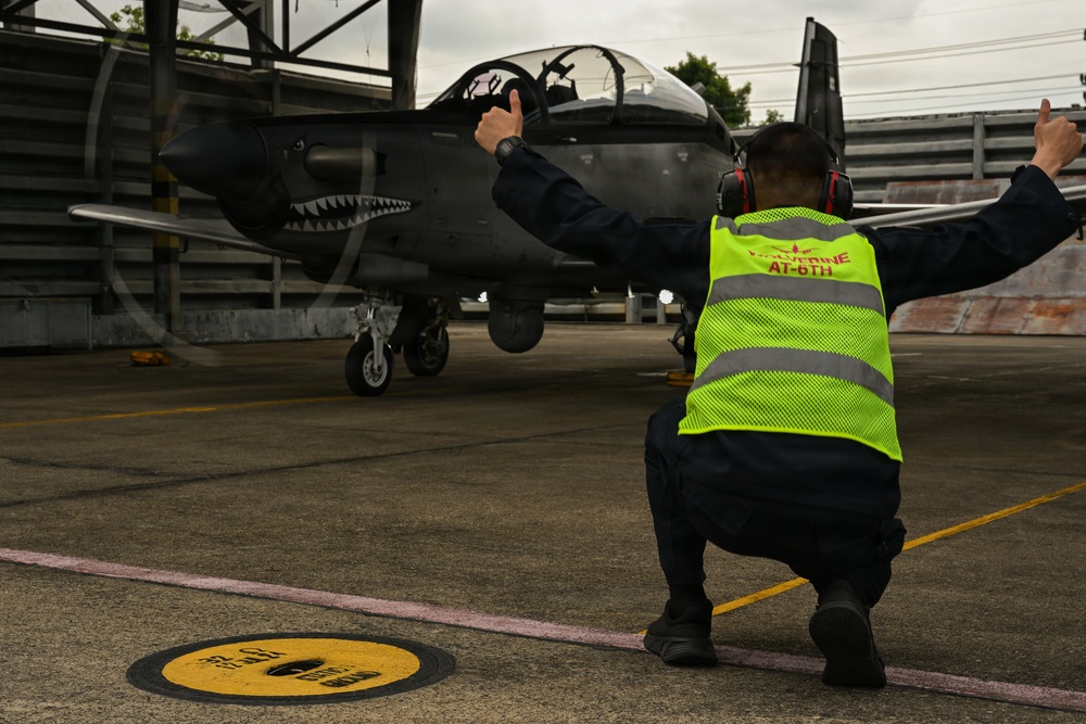 Royal Thai and U.S. Air Force aircrew conduct flight operations during Enduring Partners 2026