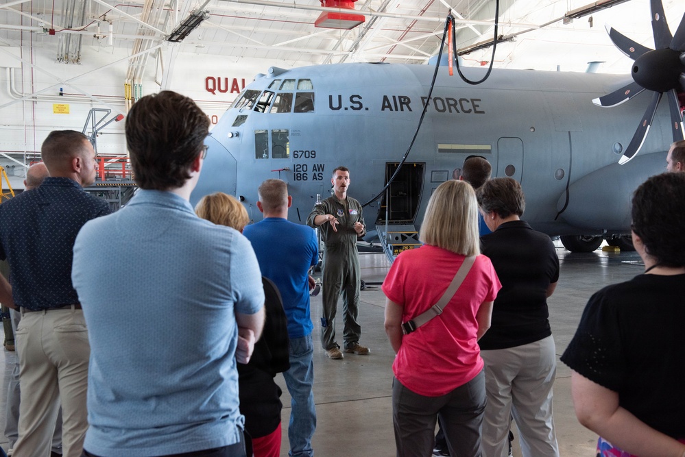 189th Airlift Wing Hosts Greenbrier School District Faculty