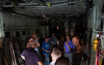 189th Airlift Wing Hosts Greenbrier School District Faculty