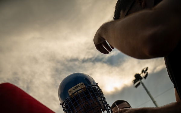 U.S. Marines compete in pugil stick training during Sea Breeze 26 in Romania