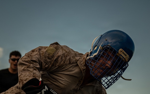 U.S. Marines compete in pugil stick training during Sea Breeze 26 in Romania