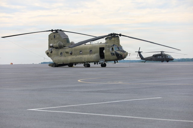 CH-47 chinook helicopters