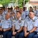 U.S. Coast Guard personnel attend formal ceremony