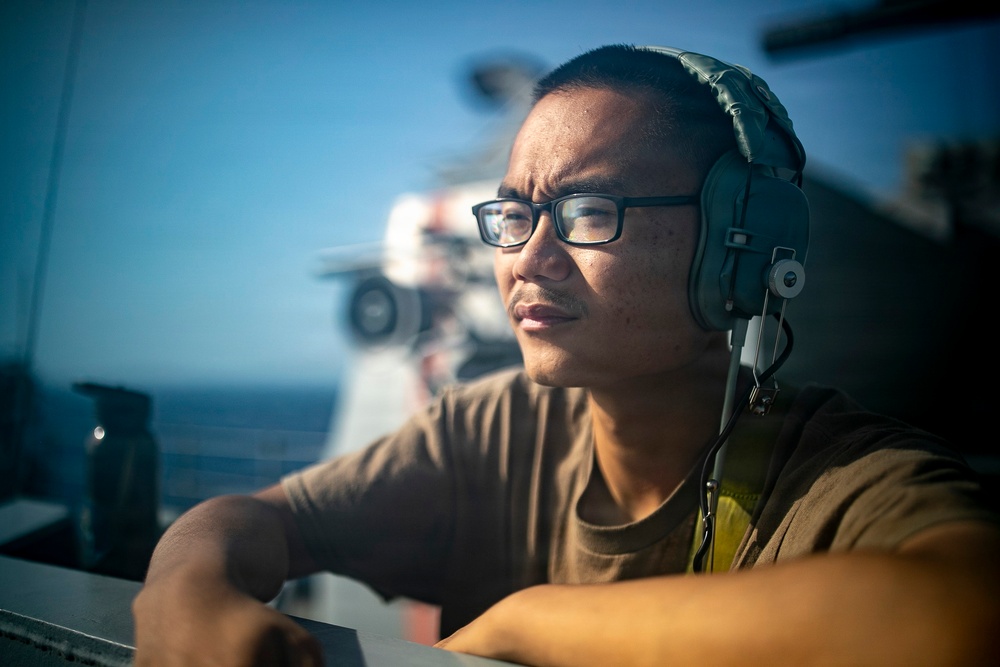 USS Tripoli Watchstanding and Flight Ops