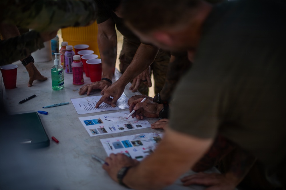 7th Special Forces Group (Airborne) Soldiers compete in Best Team competition during Red Empire Week 2026