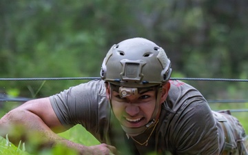 7th Special Forces Group (Airborne) Soldiers compete in Best Team competition during Red Empire Week 2026