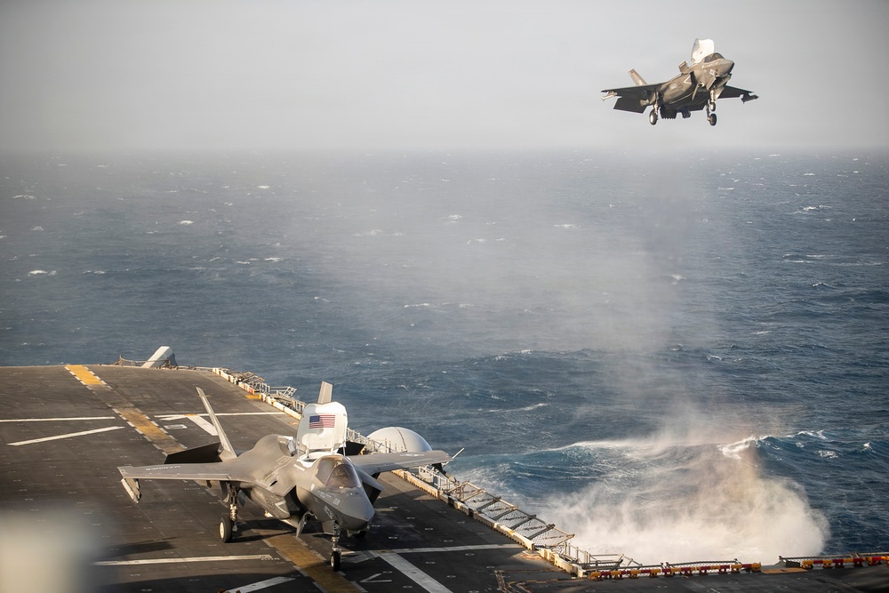 USS Tripoli Flight Ops